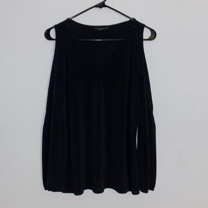 Brand new with tags black cold shoulder top size medium